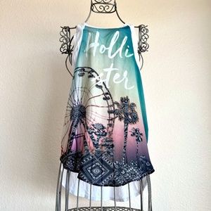 Hollister White Tank Top Size S